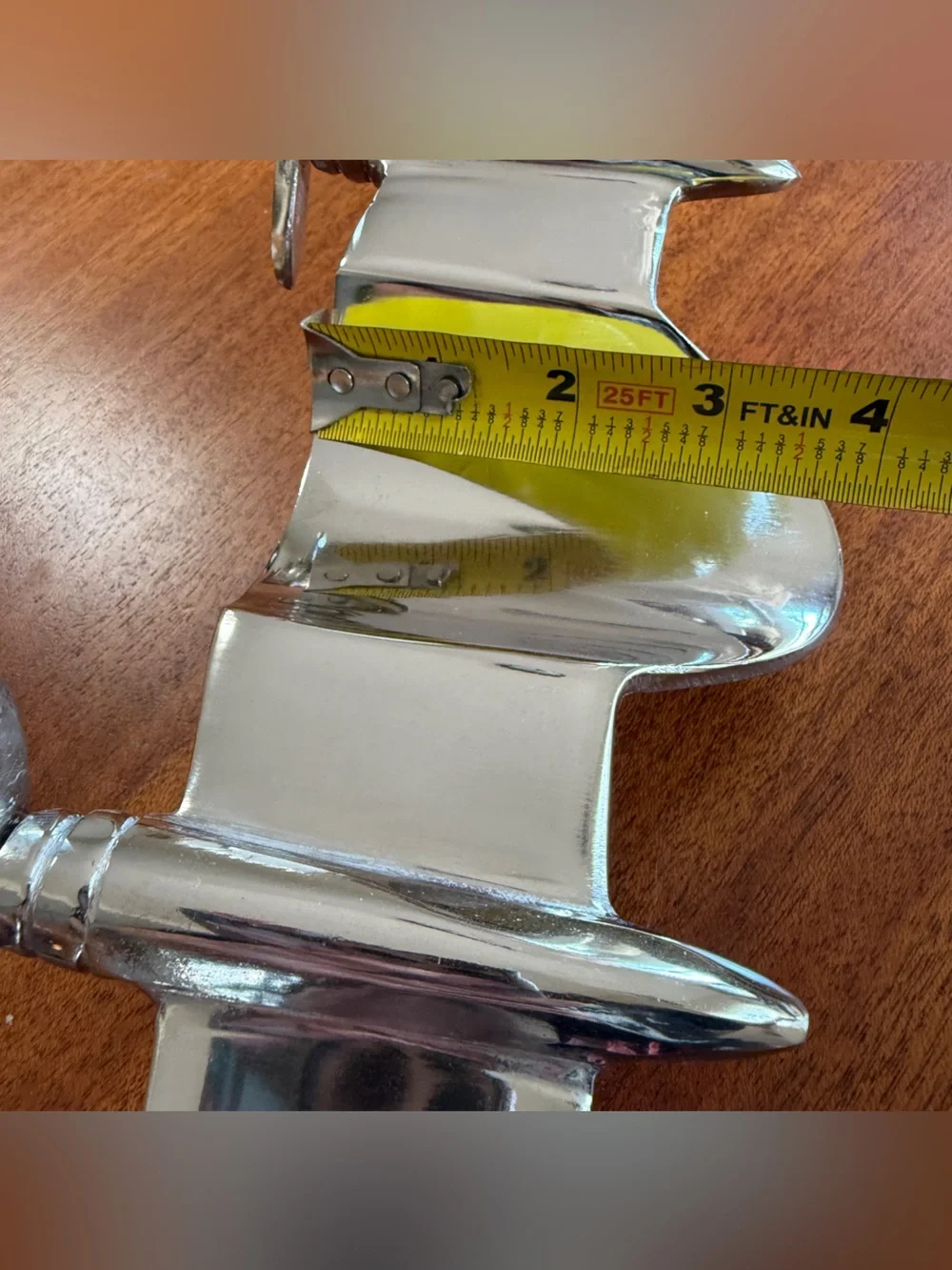 Vintage Godinger Silver Art Twin-Engine Airplane Sculpture Spinning Propellers